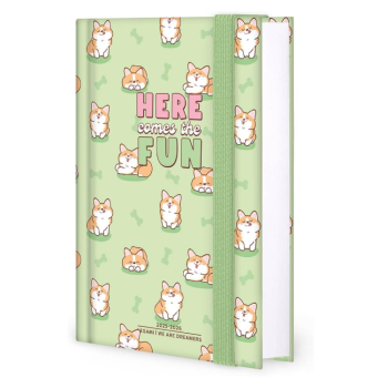 Legami - Agenda 16 Mesi Giornaliera Fotografica Small - Green Corgi