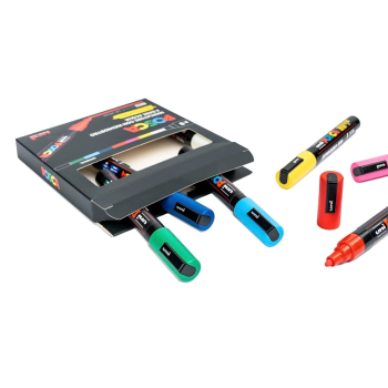 Uni Posca - Marker Media PC5 Colori Original 8 pz