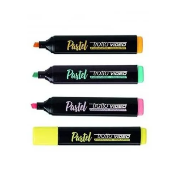 Tratto - Evidenziatori pastello assortiti da 8 pezzi