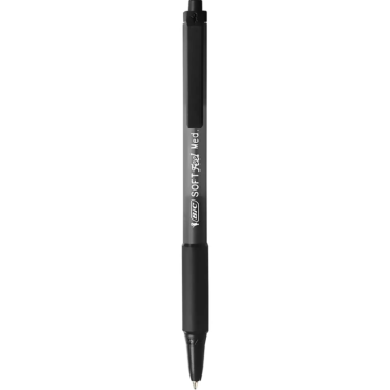 Bic - Penna Soft Feel Clic Grip Nera - conf. 12 pz