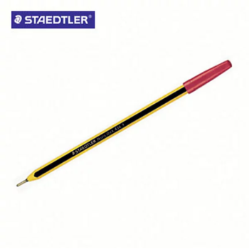 Staedtler  - Noris stick 434 Penna a sfera - Confezione da 50 Pezzi tratto M - Inchiostro Rosso