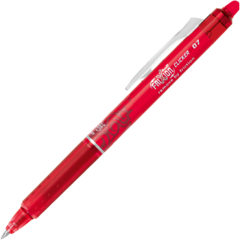 Pilot - Penne Frixion Clicker BLRT-FR7 fine 0,7 Rosso 12 pz.