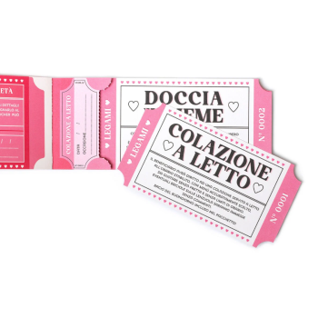 Legami - San Valentino Blocchetto con 24 Buoni Romantici in lingua Italiana (LC0001)