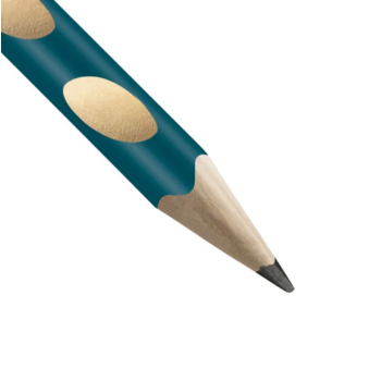 Stabilo - Matita Easy Graph in grafite ergonomica con fusto sottile per Mancini color petrolio - HB