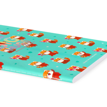 Quaderno Medium a Righe Red Panda