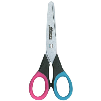 Arda - Forbice Bi-Soft 13 cm plastica morbida/acciaio inox colore casuale (FB1308)