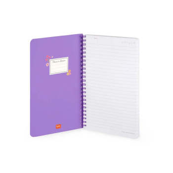Legami - Quaderno a Righe con Spirale - Foglio A5  tema Flowers (A5NOTS0049)