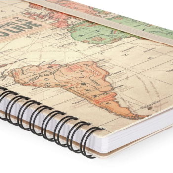 Quaderno Spiralato Large a Righe a tema Travel