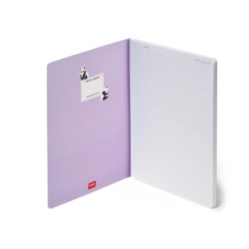 Legami, Quaderno A Righe Medium, A5, Tema Panda