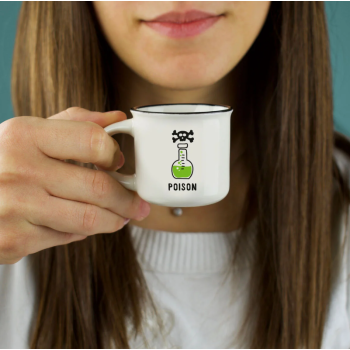 Legami -  due tazzine da caffè in porcellana Espresso for Two - Poison & Antidote (MM0007)