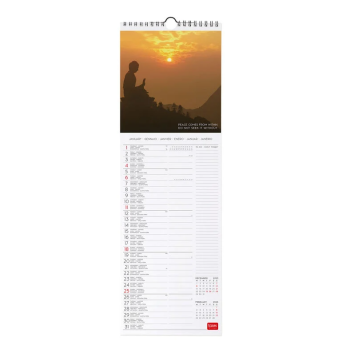 Legami - Calendario da Parete 2026 - 16 x 49 cm Peace of Mind(CAL260074)