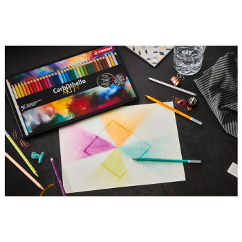 Stabilo - CarbOthello - Matita colorata Premium - ARTY+ - Scatola in Metallo da 36 (1436-6)