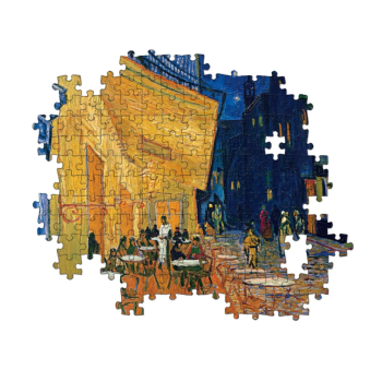 Clementoni - puzzle museum collection – Van Gogh, “Terrazza del Caffè la Sera” – 1000 pezzi, puzzle adulti