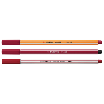Stabilo - Creative Set Arty 30 Pezzi - con 10 fineliner point 88, 10 pennarelli Pen 68 brush e 10 pennarelli  Pen 68 (87-3432)