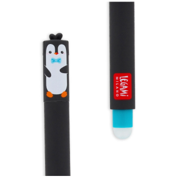 Legami - Penna Gel Cancellabile - Erasable Pen - Penguin (EP0033)