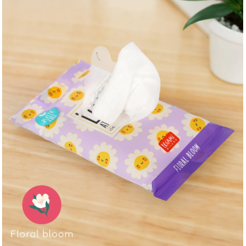 Legami - Pacchetto Beauty di 10 Salviettine Umidificate a tema Margherite (WIP0007)