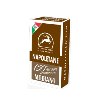 Modiano - Carte da gioco Napoletane Marrone 150° anniversario