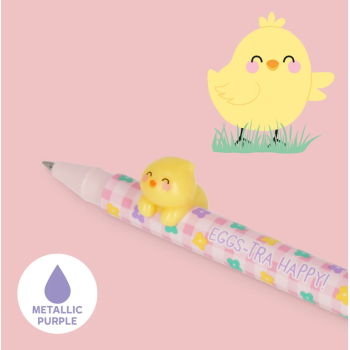 Legami - Set di 2 Penne Gel con Animaletto Decorativo - Lovely Friends - Hoppy Easter 2026
