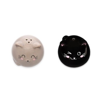 Legami - Set Sale e Pepe in Ceranica,Tema Kitty Decorati a mano (VSAP0001)
