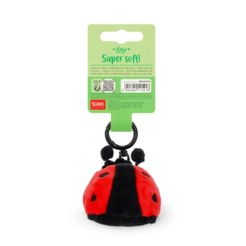 Legami - Portachiavi di Peluche Ladybug - Tiny Super Soft! (VSPK0018)