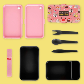 Legami - Contenitore Porta Pranzo 1200 ml - Sushi Cat - Lunch Box (VLBD0006)