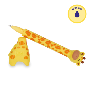 Legami - Penna a Sfera Giraffe con Base - Stand-Ink Ovation (VSTG0003)