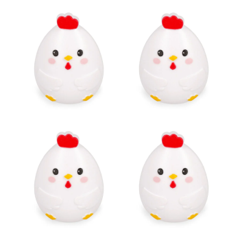 Legami - Set di 4 Clip Chiudi Pacco - Hen - Bag Clips (VCLIP0006)