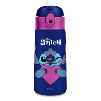 Seven - LILO & STITCH Bottiglia Termica Kid 460 Ml. con Cannuccia 2026 Colore Casuale