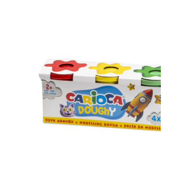 Carioca - Pasta da Modellare Doughy 110gr - 6 Pz (42179)