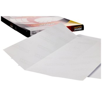 Markin - Etichette bianche Copiatabu permanenti 70x37,12 mm senza margine 24 et./foglio - conf. 100 fogli - (C510)