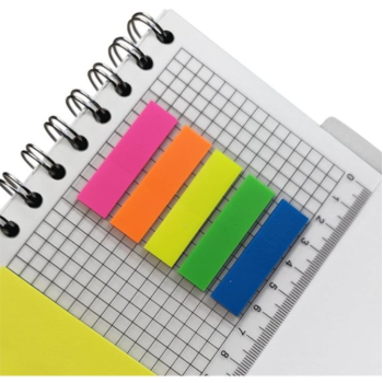 BM - Quaderno Spiralato  100 fg 5mm con righello e Sticky Notes