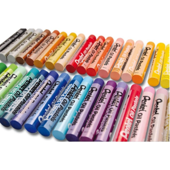 Pentel - Pastelli ad olio 50 stick colori assortiti