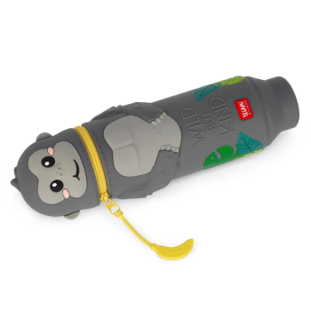 Legami - Astuccio 2-in-1 in Silicone Gorilla "Wild but Kind" - Kawaii (VKA0026)