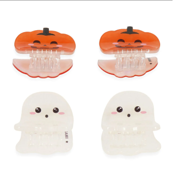 Legami - Set di 4 Mini Mollette per Capelli Halloween - Clip Me Up! (VHCL0005)