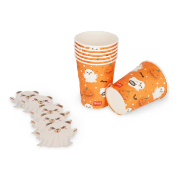 Legami - Set di 8 Bicchieri in Carta - Boo Appétit! Halloween