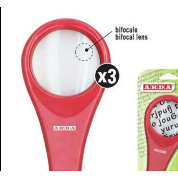 Arda - Lente di ingrandimento bifocale con corpo il plastica 62 mm