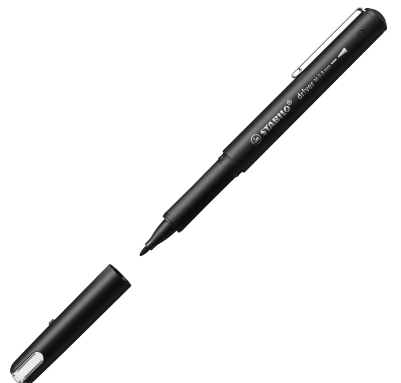 Stabilo - Penna fineliner STABILO dr!ver punta medium Verde (1089/36) - 2