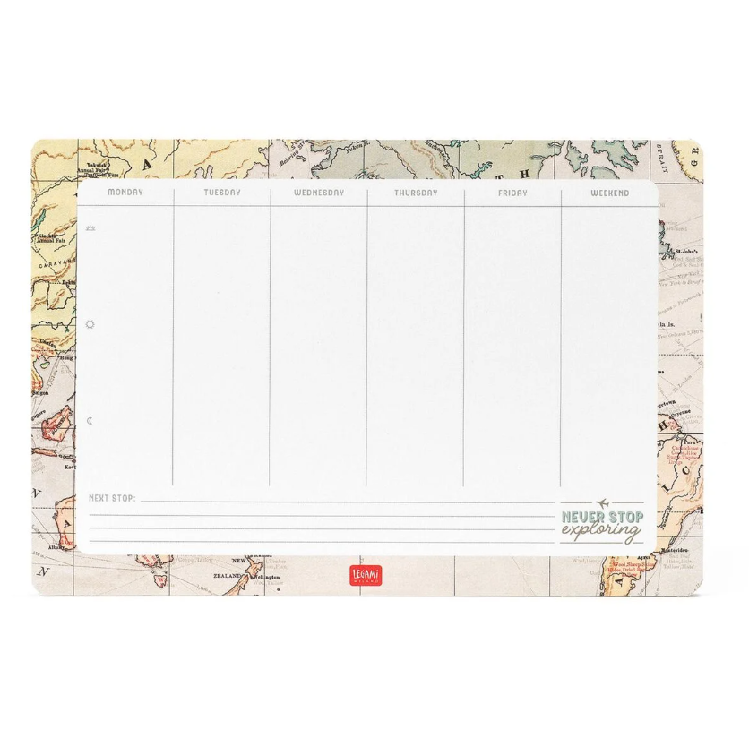 Legami - Tappetino per il Mouse in Carta con Block Notes Travel (SMANT0015)