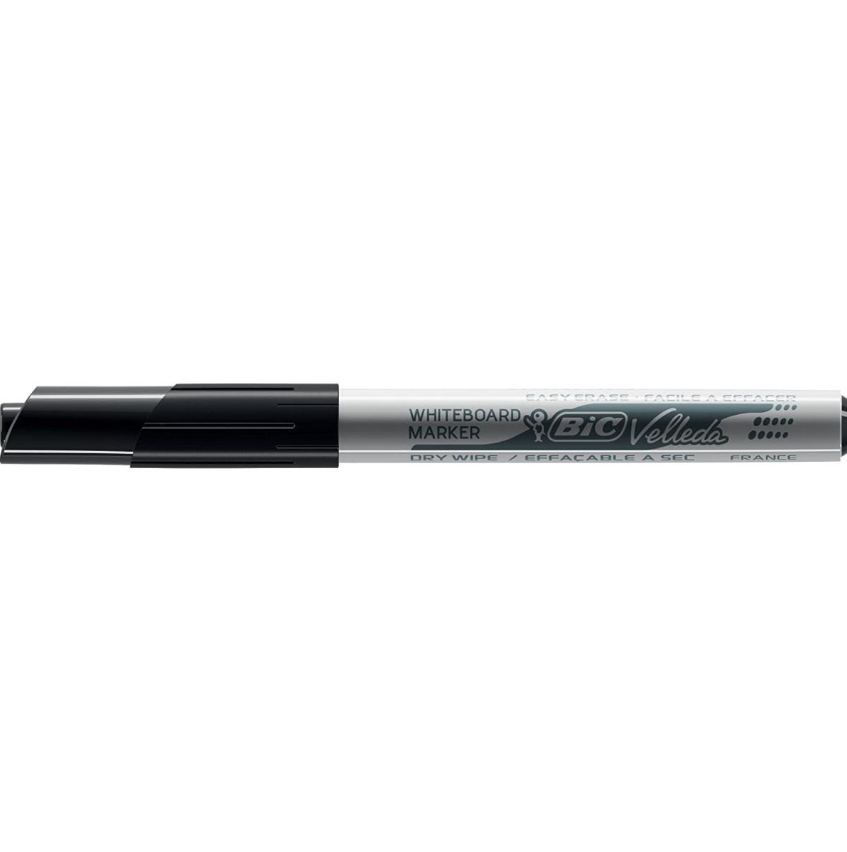 Bic - pennarello velleda per lavagna bianca colore nero - 2