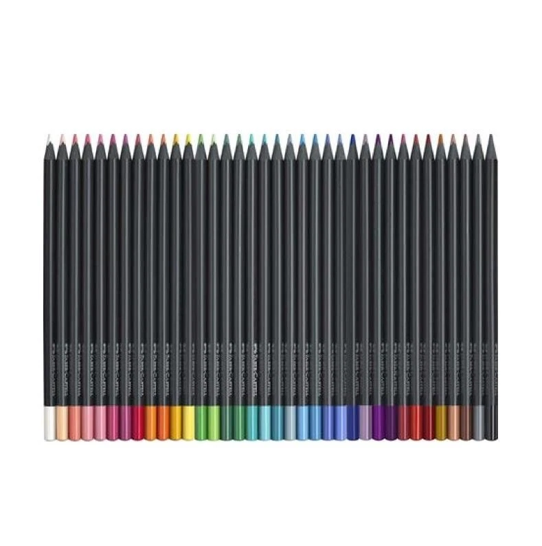 Faber-Castell - Matite colorate black edition astuccio cartone da 36 matite triangolari (116436) - 2
